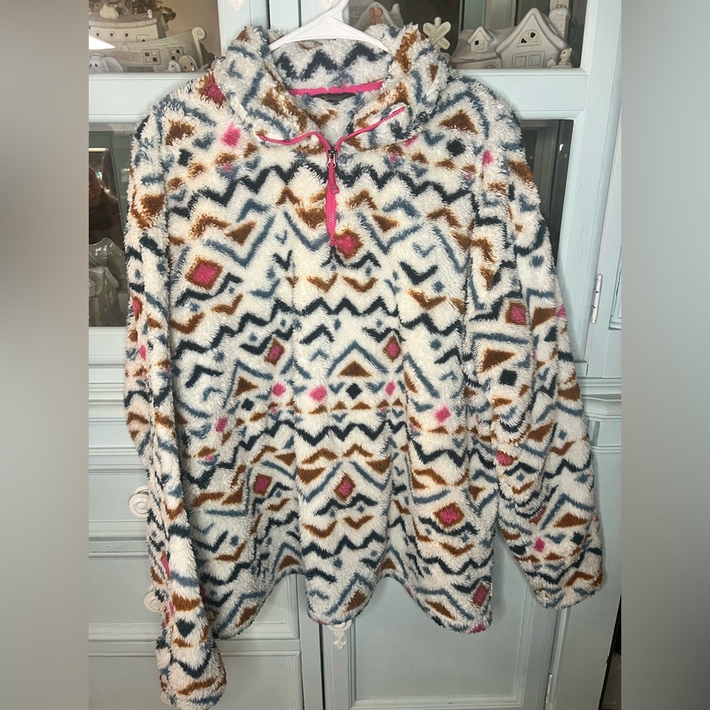 Eddie Bauer Multicolor Patterned Sweater - image 1